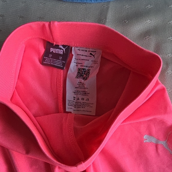 Puma Kids Colorful Logo Blue and Pink Activewear Set - Picture 5 of 9